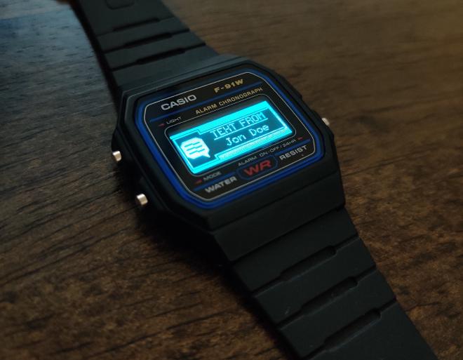 Modded Casio F91W